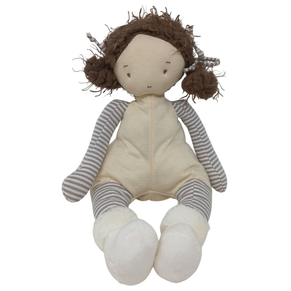 Bunnies By The Bay Elsie Plush Doll Soft Cuddly Body Weighted Bottom #D30